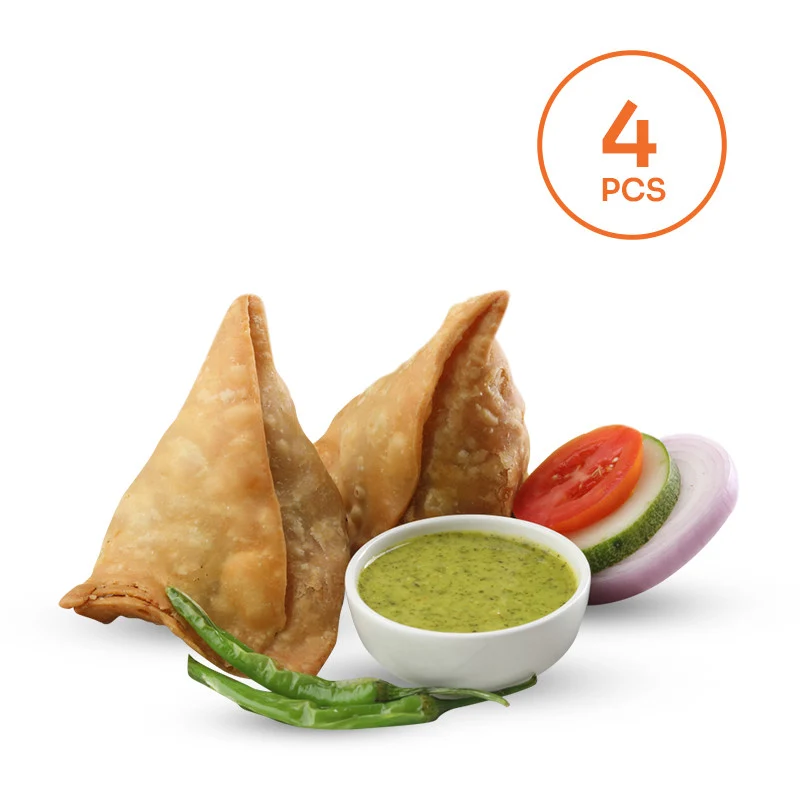 Fresh Handmade Homely Chicken Samosas - 4 pieces (Only Berlin Delivery)
