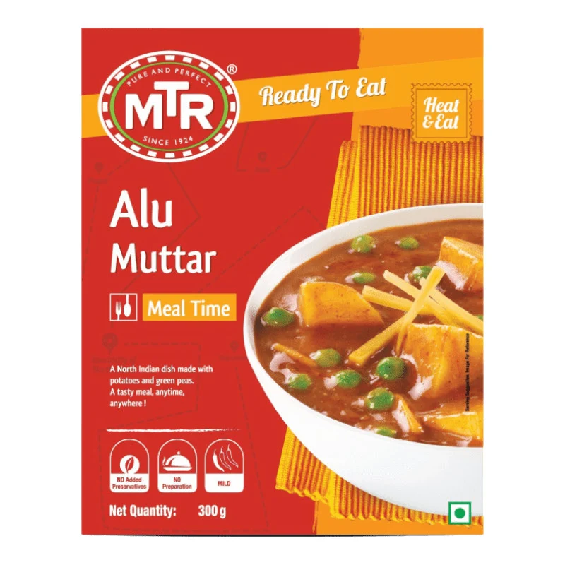 MTR Ready to Eat - Alu Muttar 300gm