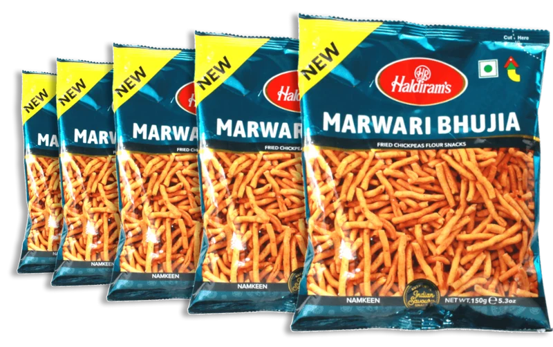 Haldiram's Marwari Bhujia 150gm Bundle (Choose your Quantity)
