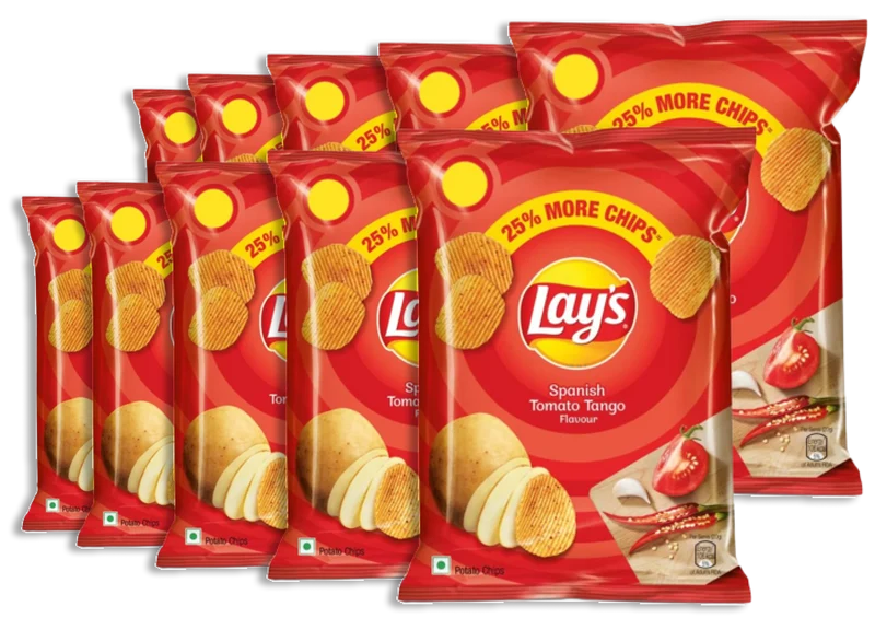 Lays Chips - Spanish Tomato Tango 52gm Bundle (Choose your Quantity)