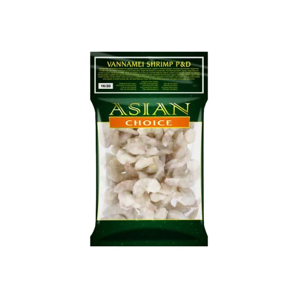 Frozen Asian Choice Black Tiger Shrimps P&D (41/50) 1kg - Only Berlin Delivery