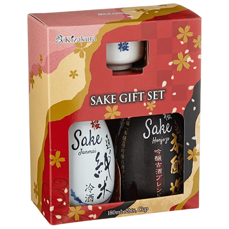 Kizakura Sake Gift Set 180ml (2bottles)
