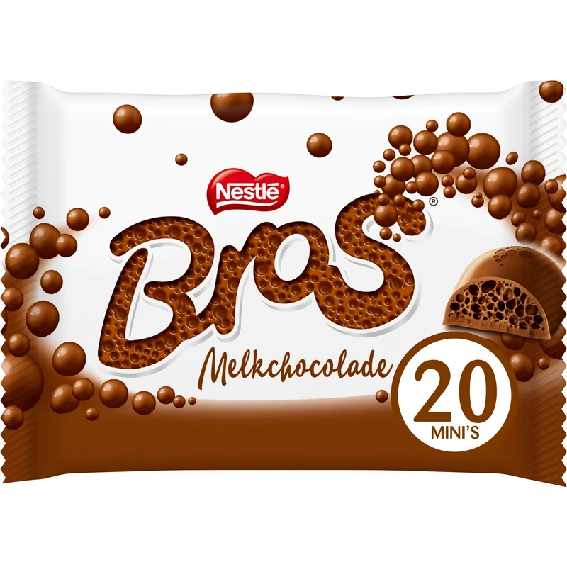Bros Mini melk chocolade uitdeelzak