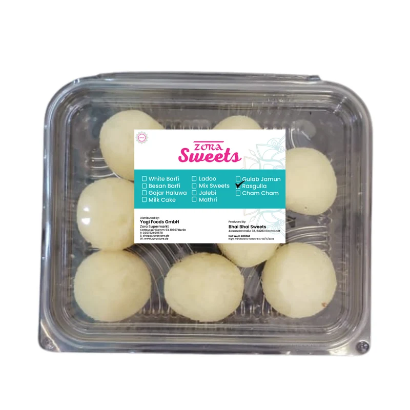Zora Sweets - Rasgulla 400gm