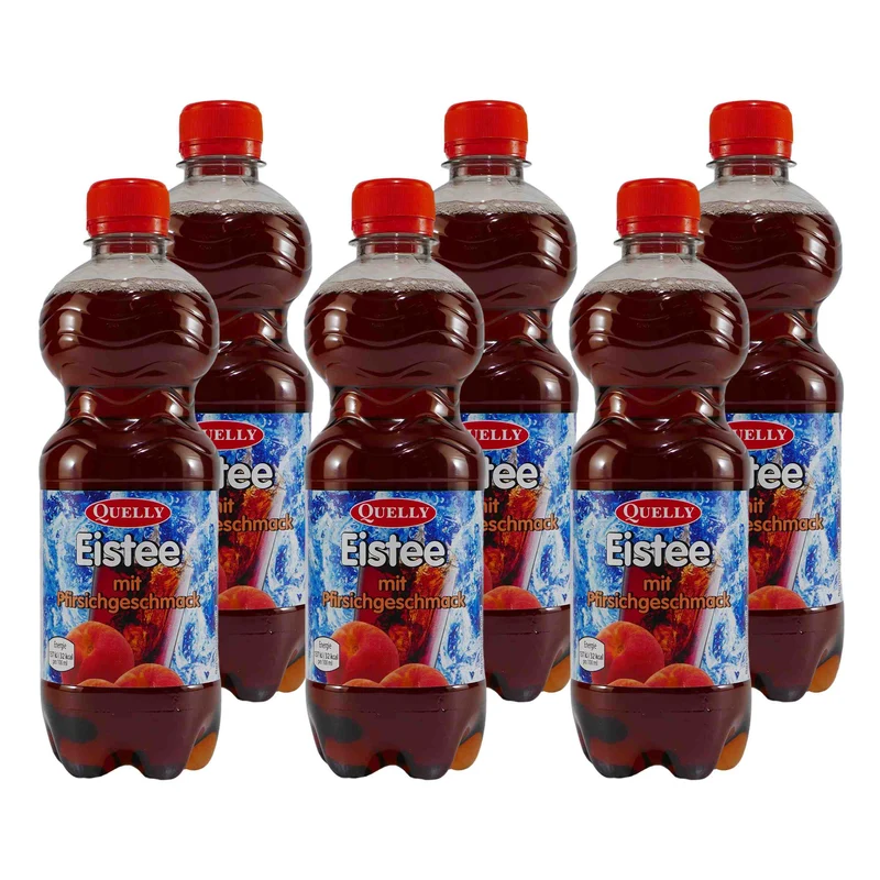 Quelly Eistee Pfirsich (18 x 0,5L) EINWEG