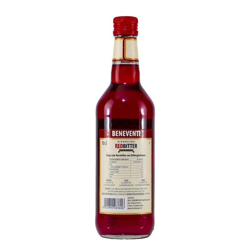 Beneventi Red Bitter Aperitivo -alkoholfrei- EINWEG
