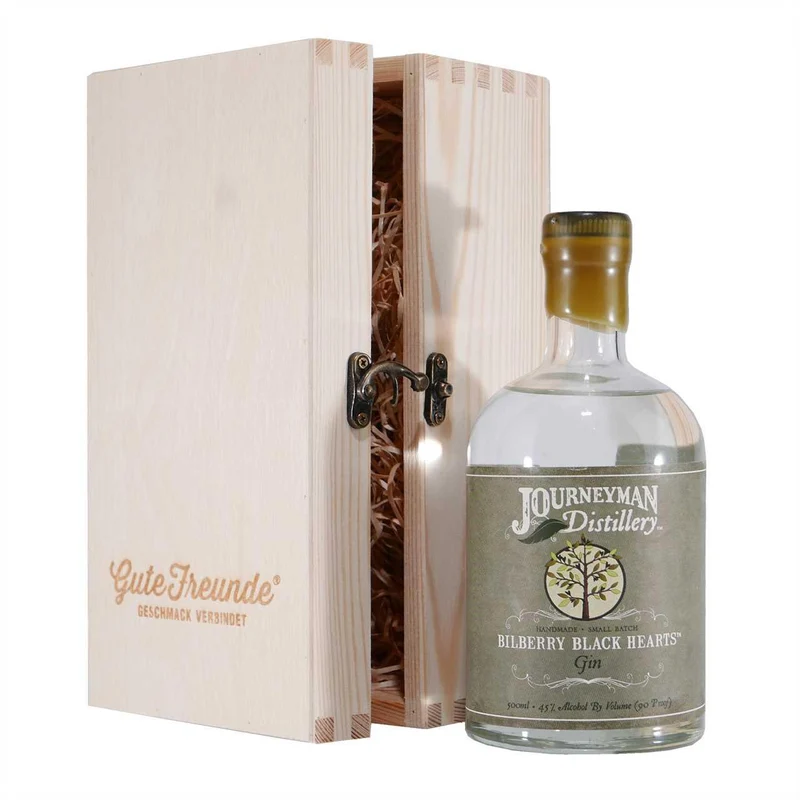 Journeyman Bilberry Black Hearts Gin mit Geschenk-HK