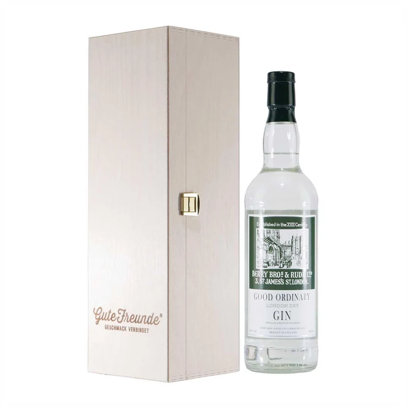 Berry's Good Ordinary Gin mit Geschenk-Holzkiste