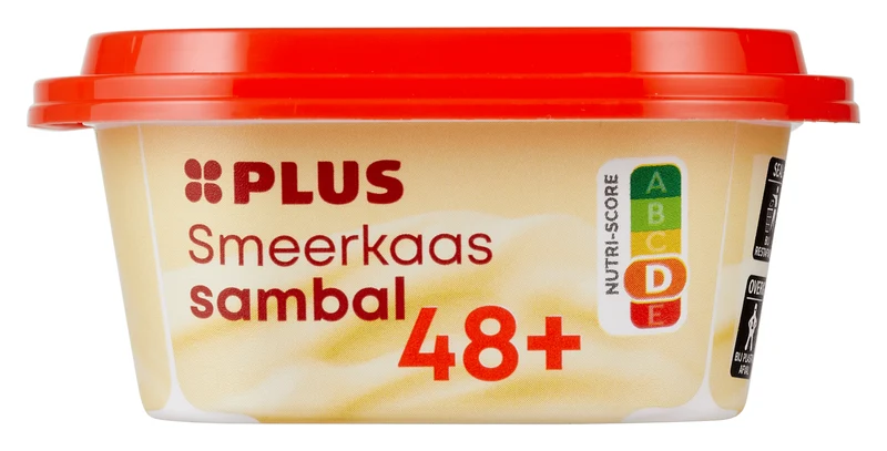 Smeerkaas 48+ sambal 100gr