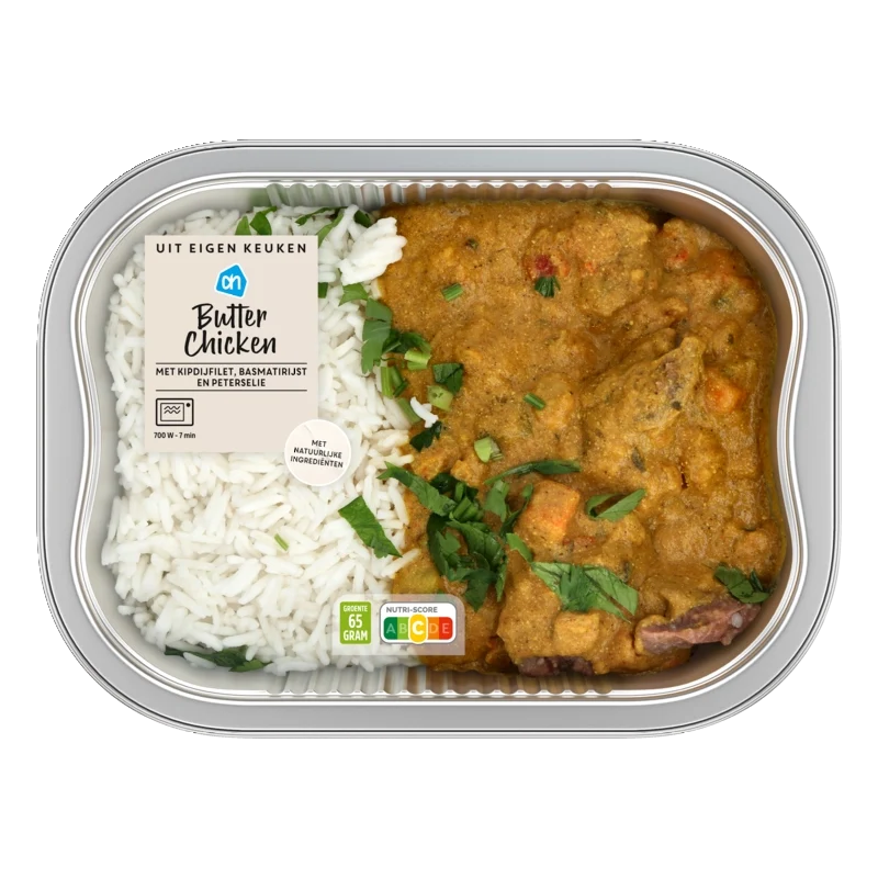 Verse maaltijd butter chicken