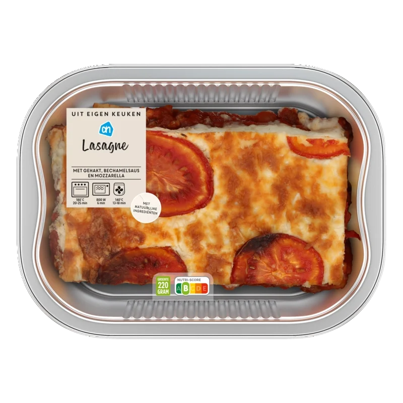 Verse maaltijd lasagne