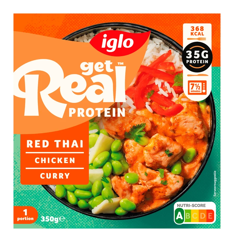 Iglo GetReal Protein Red Curry Chicken