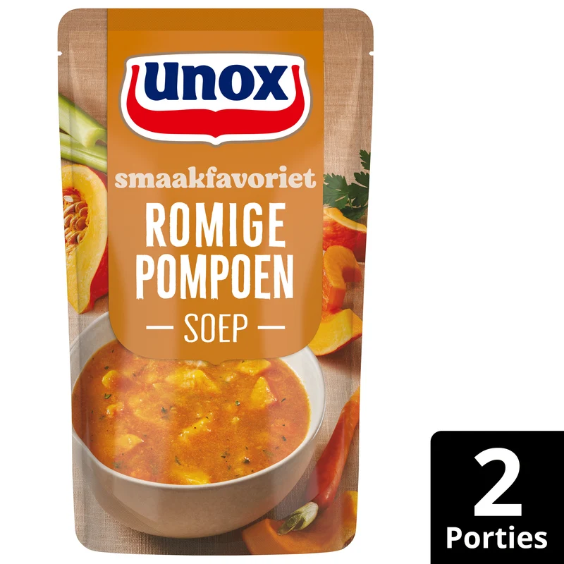 Unox Soep in zak romige pompoen