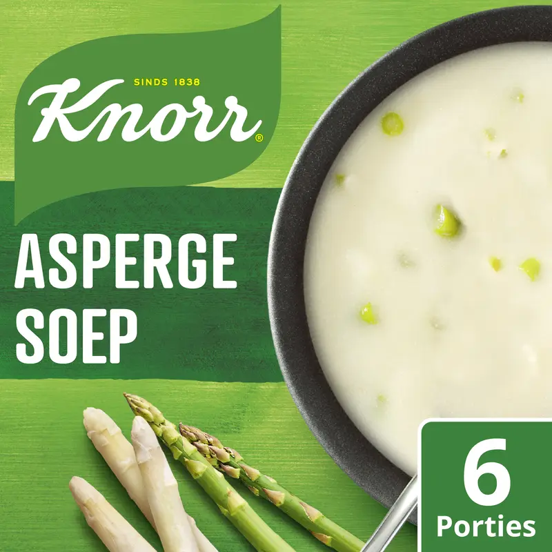 Knorr Mix voor asperge crème soep