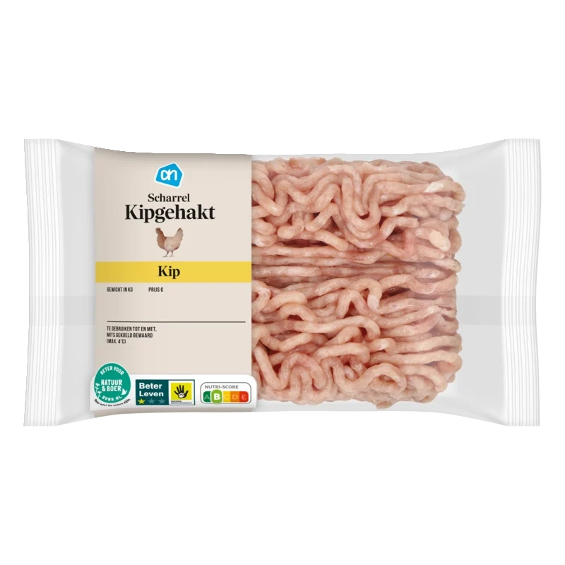 Scharrel kipgehakt