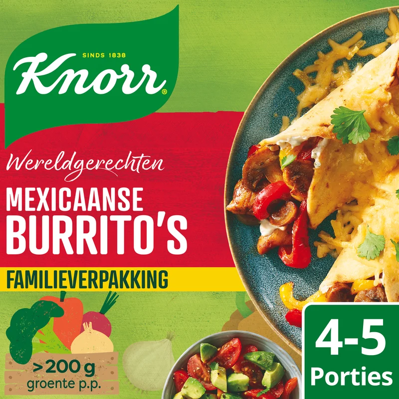 Knorr Wereldgerecht Mexicaanse burritos xxl