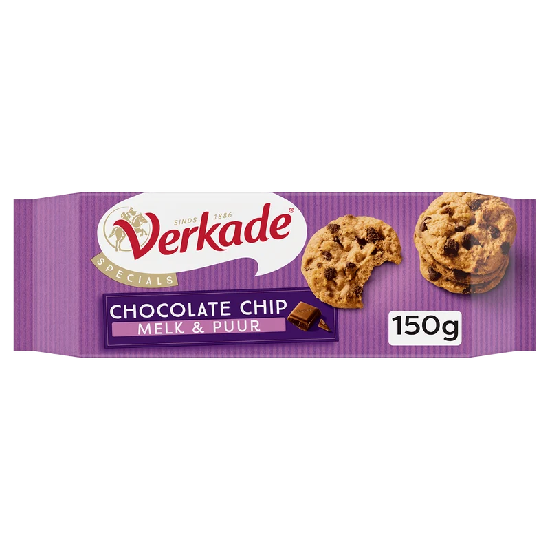 Verkade Chocolade chip melk & puur