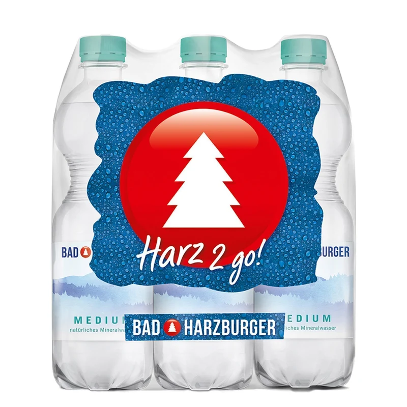 Bad Harzburger Mineralwasser -Medium- (18 x 0,5L) EINWEG
