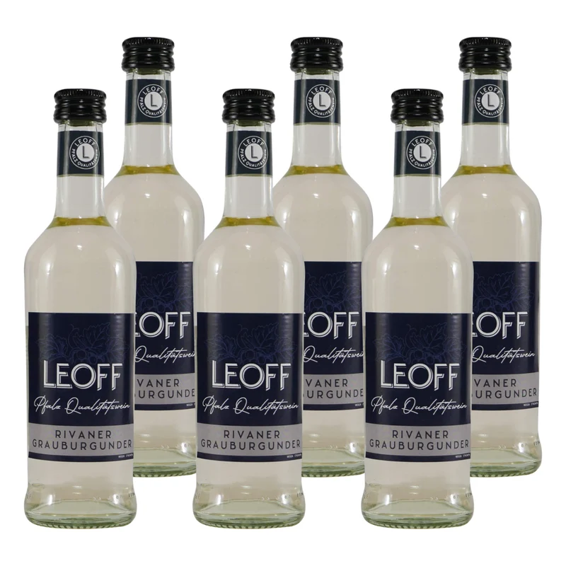 Leoff Rivaner Grauburgunder QbA -trocken- (12 x 0,25L)