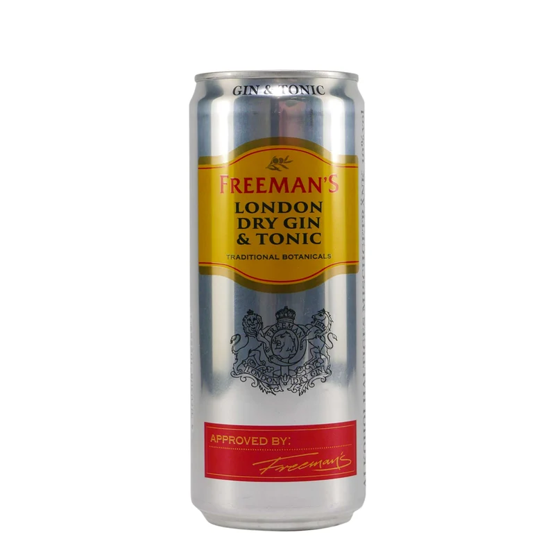 Freeman´s London Dry Gin & Tonic (12 x 0,33L) EINWEG
