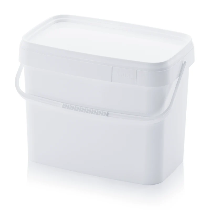 Aufbewahrungseimer für Mehl, Eckig, 16,6 Liter (~ 11 Kg Mehl)