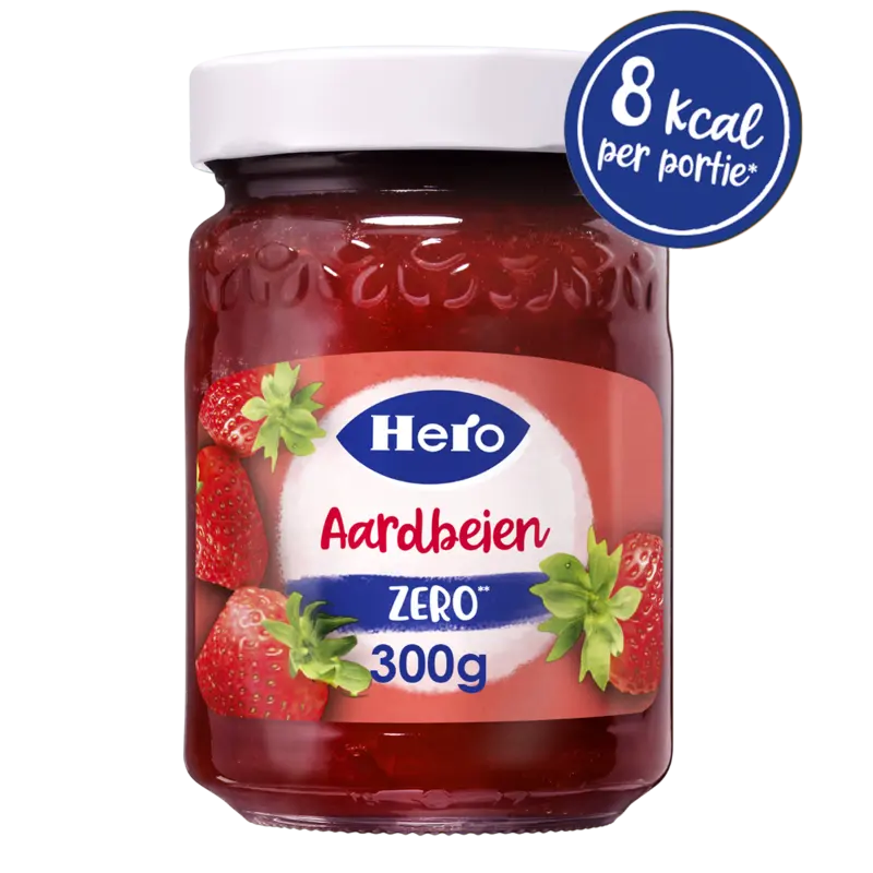 Hero Jam zero aardbeien