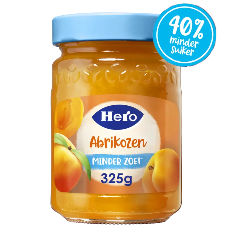 Hero Jam minder zoet abrikozen