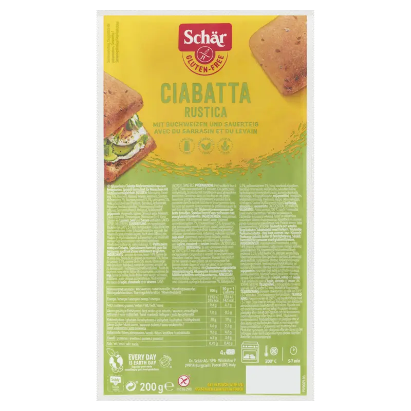 Schär Ciabatta rustica glutenvrij