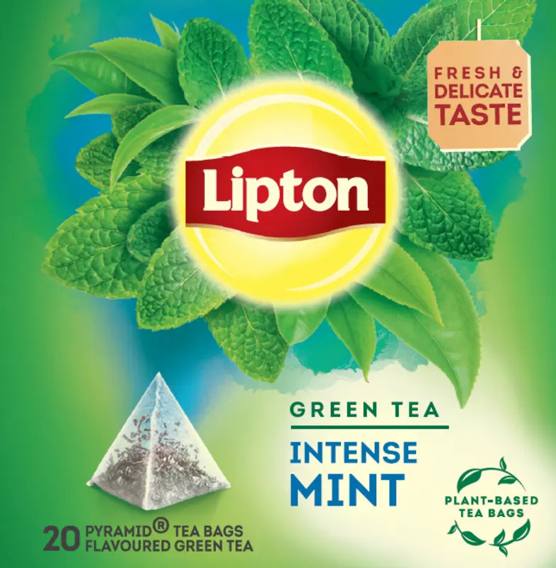 Lipton Intense mint green tea