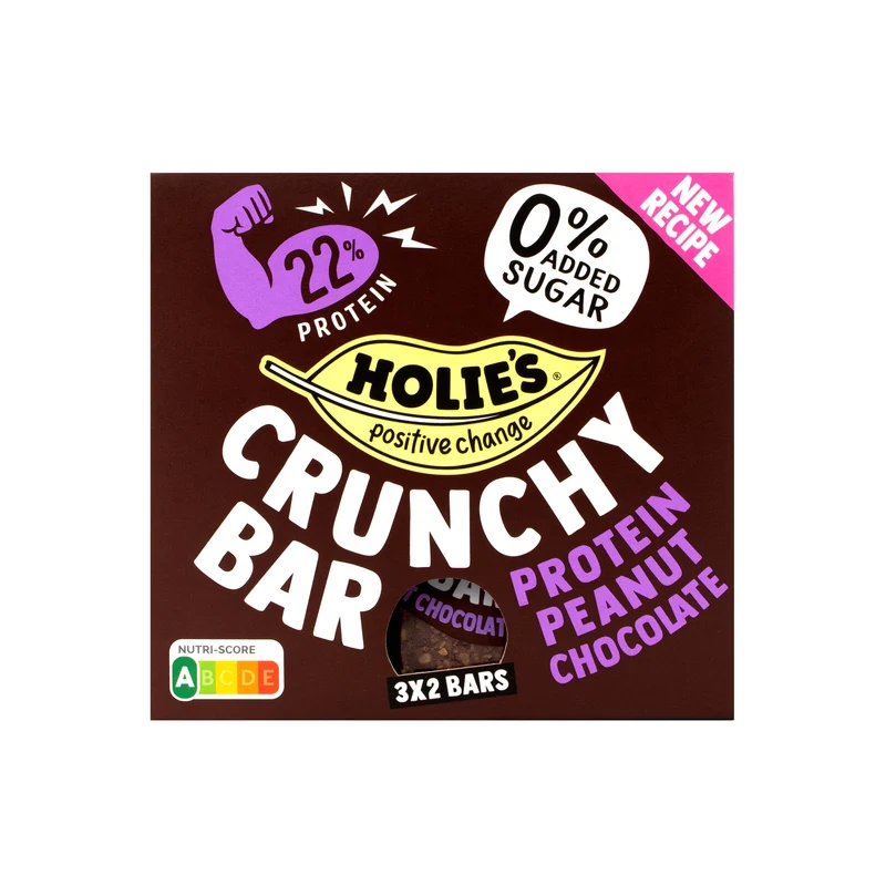 Holie's Crunchy Bar Protein Peanut Chocolate
