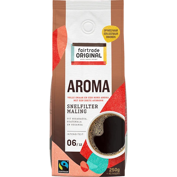 Fairtrade Original Snelfilterkoffie Aroma