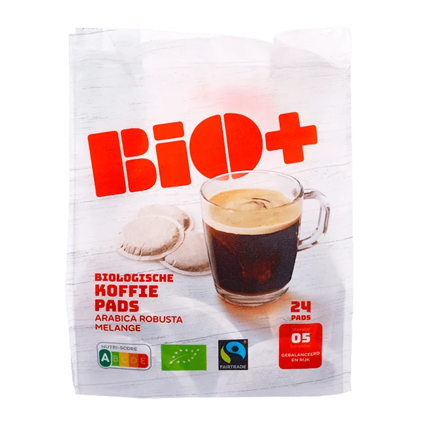 BIO+ Koffiepads Dutch Roast Fairtrade