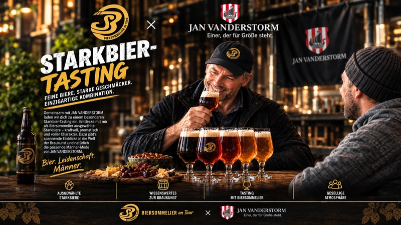 Online Starkbier-Tasting x JAN VANDERSTORM