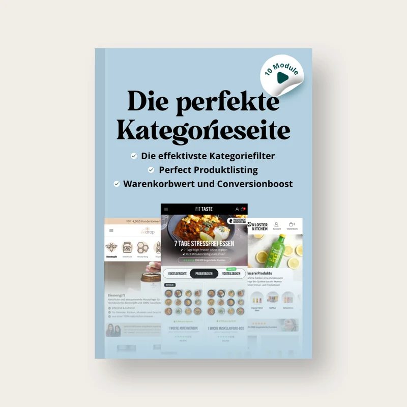 Kategorieseiten Blueprint