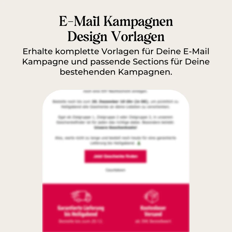 Last Shipping Day Kampagne