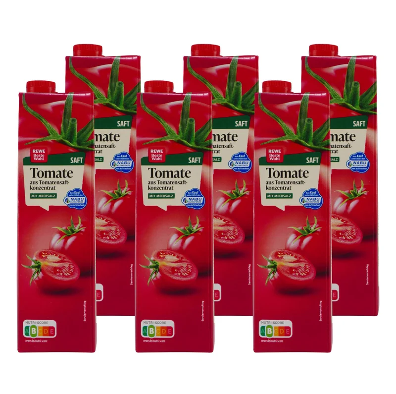 Beste Wahl Tomatensaft (6 x 1,0L)