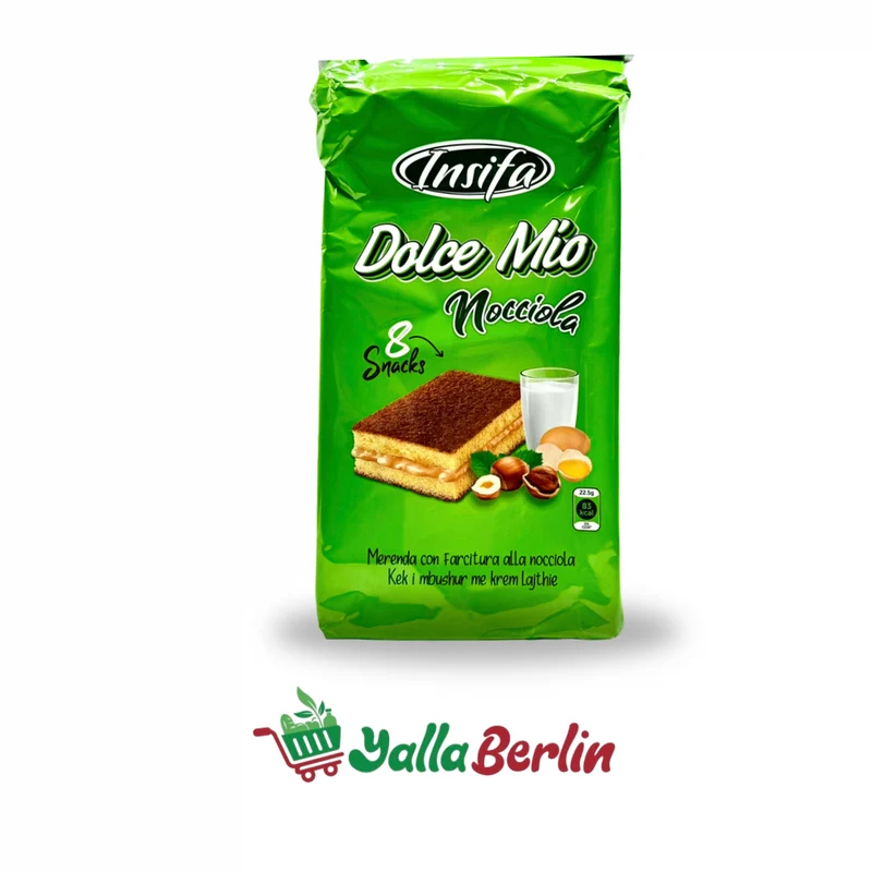 Insifa Haselnussgefüllter Kuchen 8*23 Gr