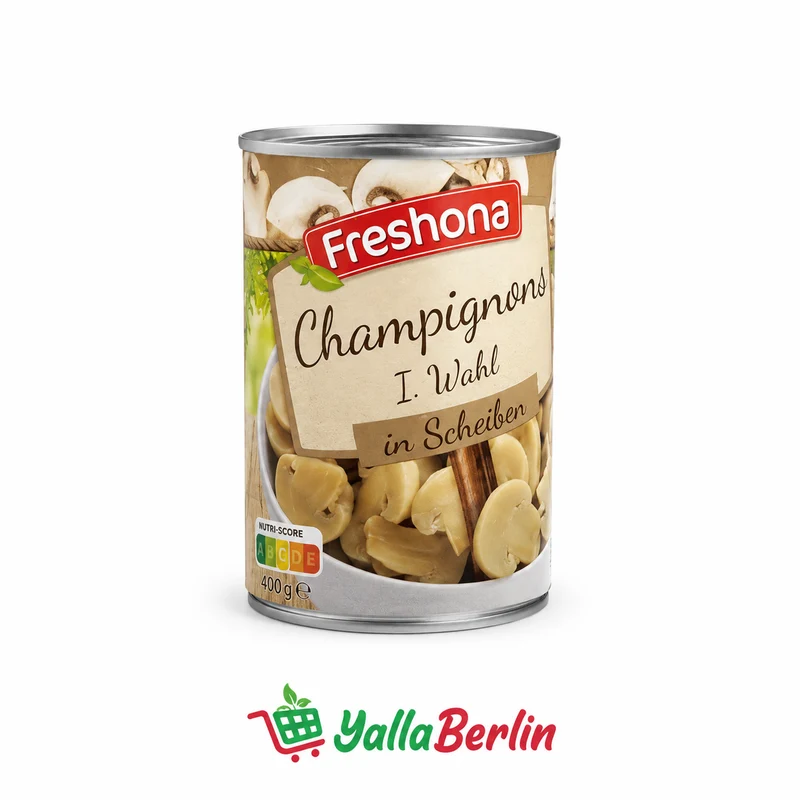 Freshona Champignóns I. Wahl in Scheiben 400g