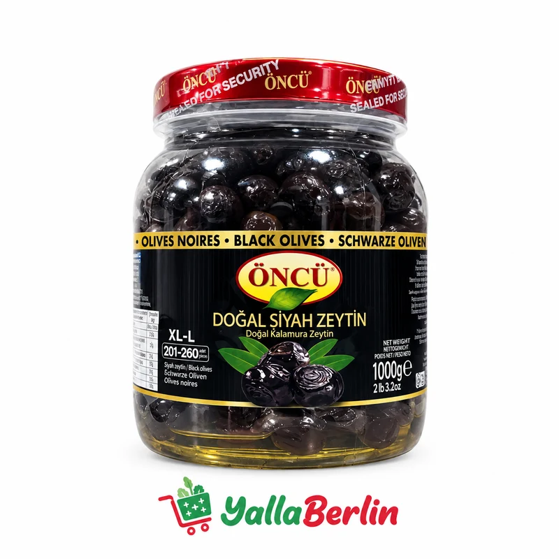 ÖNCÜ schwarze oliven XL-L 1000gr