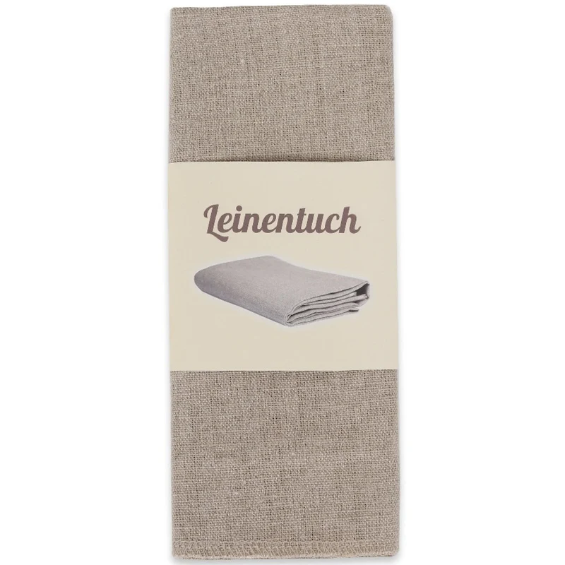 Bäckerleinen, Baguettetuch, Gärtuch aus echtem Leinen, 50 x 70 cm