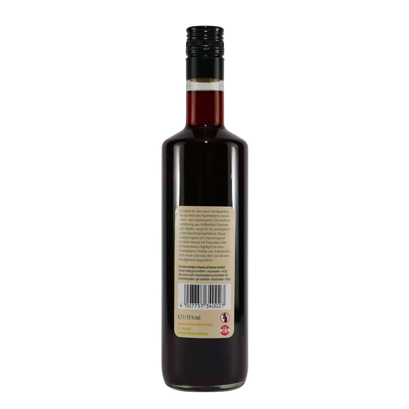 Niehoff Espressotini Cocktail