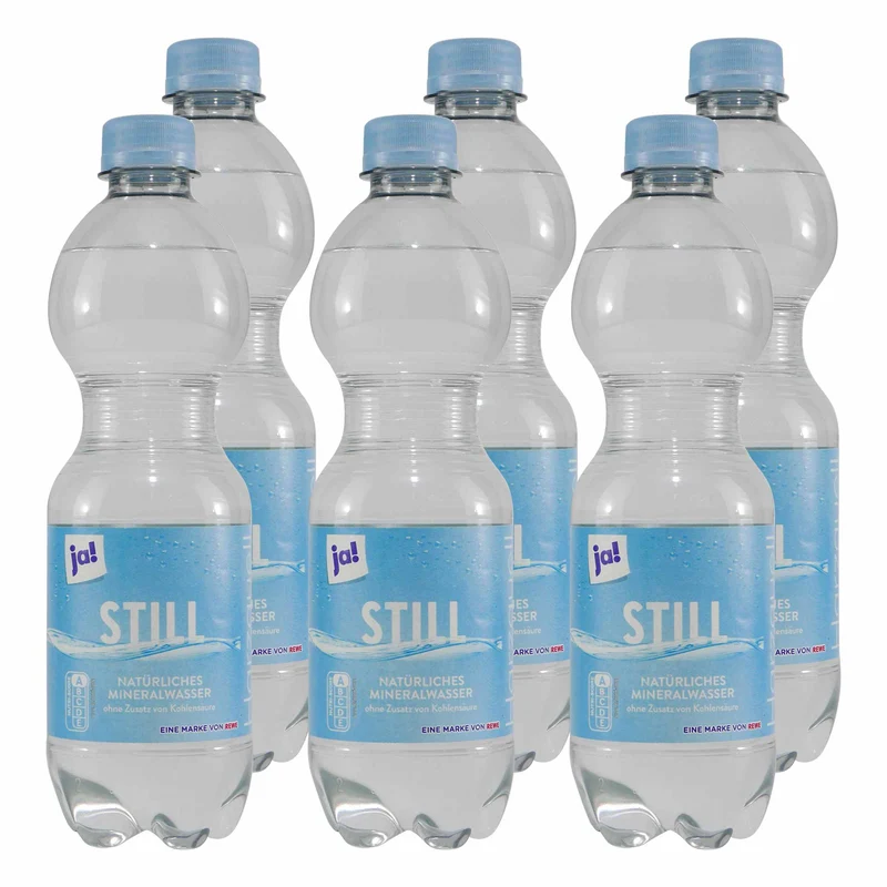 ja! Mineralwasser -Still- (9 x 0,5L) EINWEG