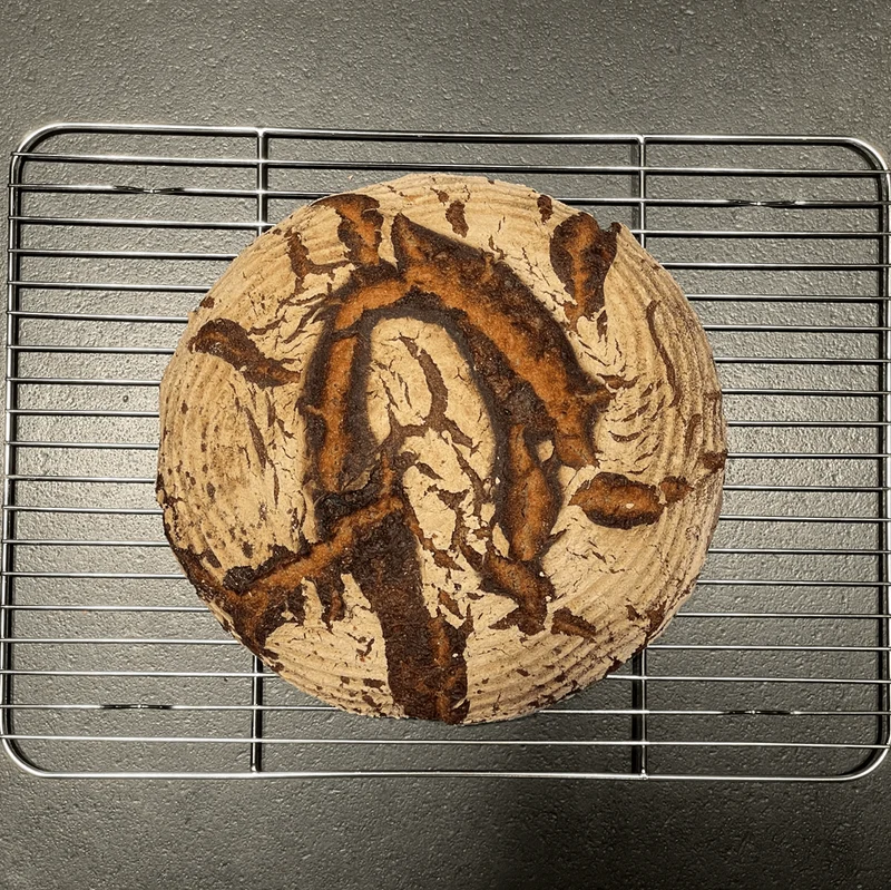 Auskühlgitter für Brote, Gebäck und Kuchen, rechteckig, Edelstahl, 2er Set