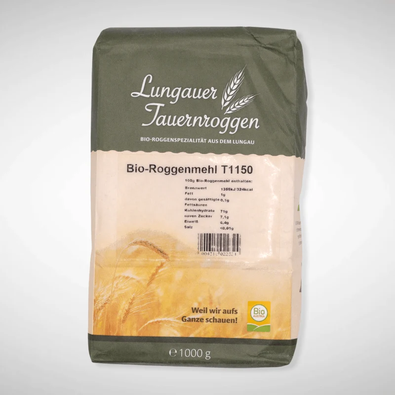 Bio Lungauer Tauernroggen Mehl 1150