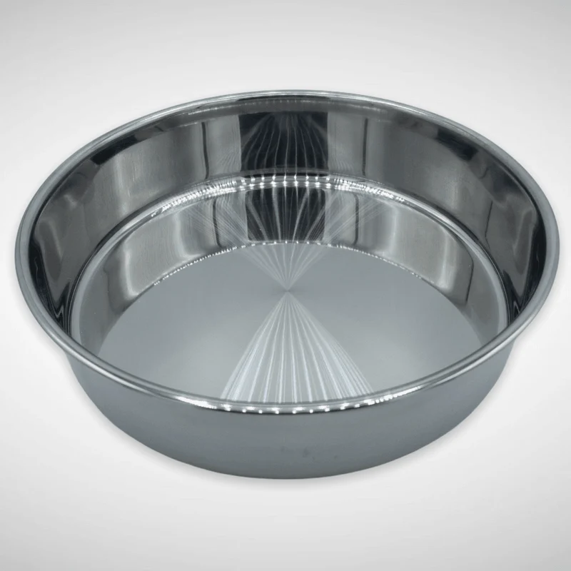 Brot- und Kuchenbackform, rund, Edelstahl, Ø 20 cm