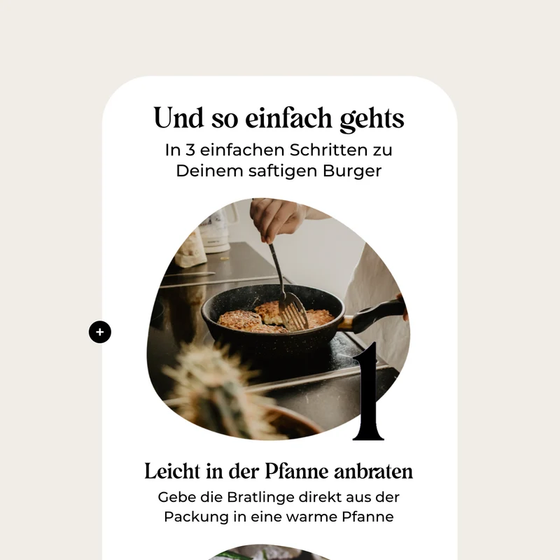 So funktionierts Schritte