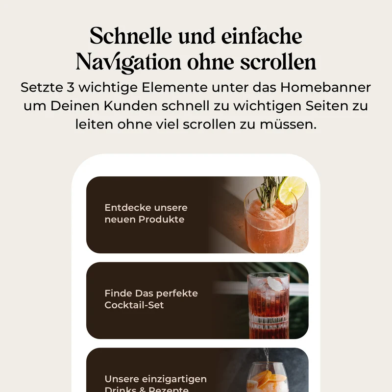 Startseiten Highlight Boxen