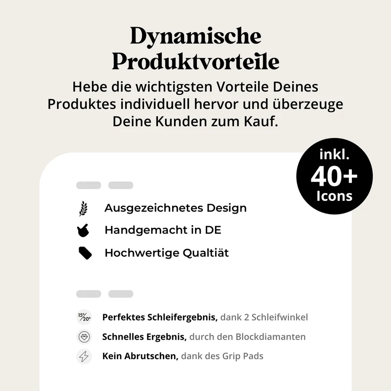 Produktseiten Buybox Elemente