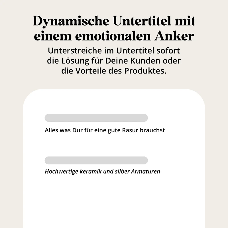 Produktseiten Buybox Elemente