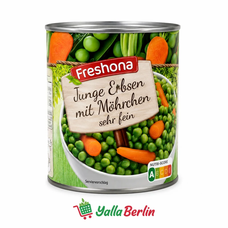Erbsen mit Möhren 800gr